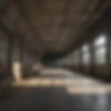 Spacious Interior of a Steel Bunker Interior view showcasing the spaciousness of a steel bunker