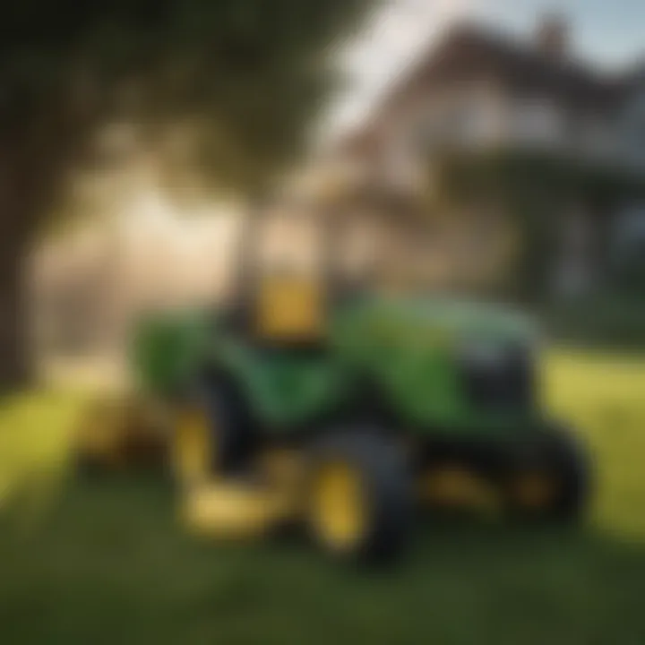 Comparison of traditional lawn mowers vs John Deere with power steering
