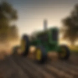 Historical John Deere plow showcasing traditional design