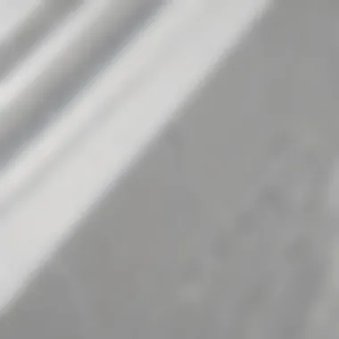 Close-up of white polywall plastic panel structure