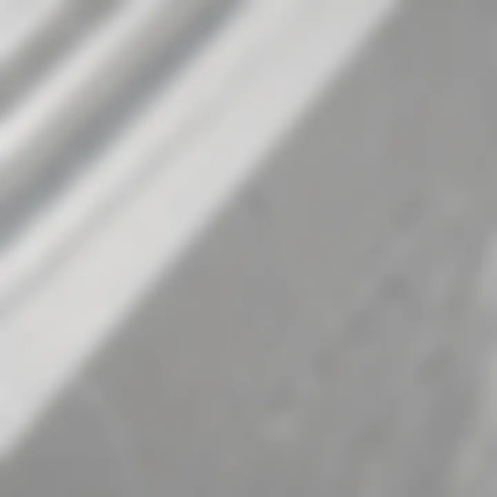 Close-up of white polywall plastic panel structure