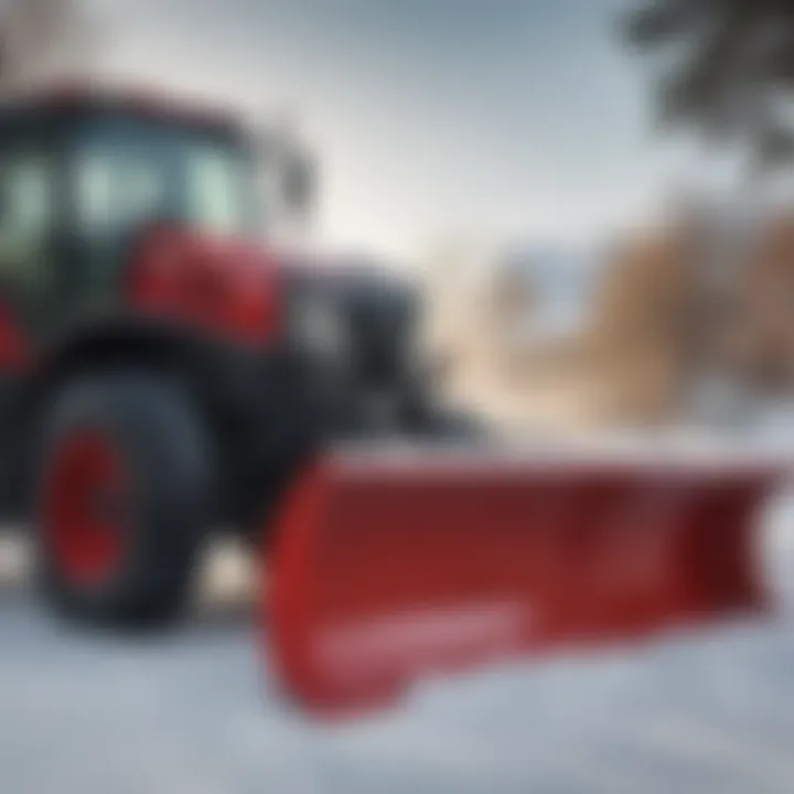 Detail of the functional features of Toro Multi Force Snow Plow