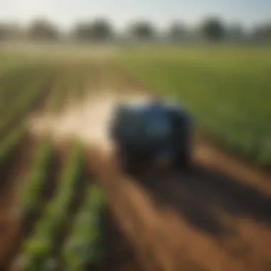 Farm with crops benefiting from improved ventilation