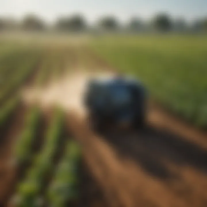 Farm with crops benefiting from improved ventilation