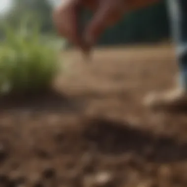 Soil testing methods showcased with visual aids
