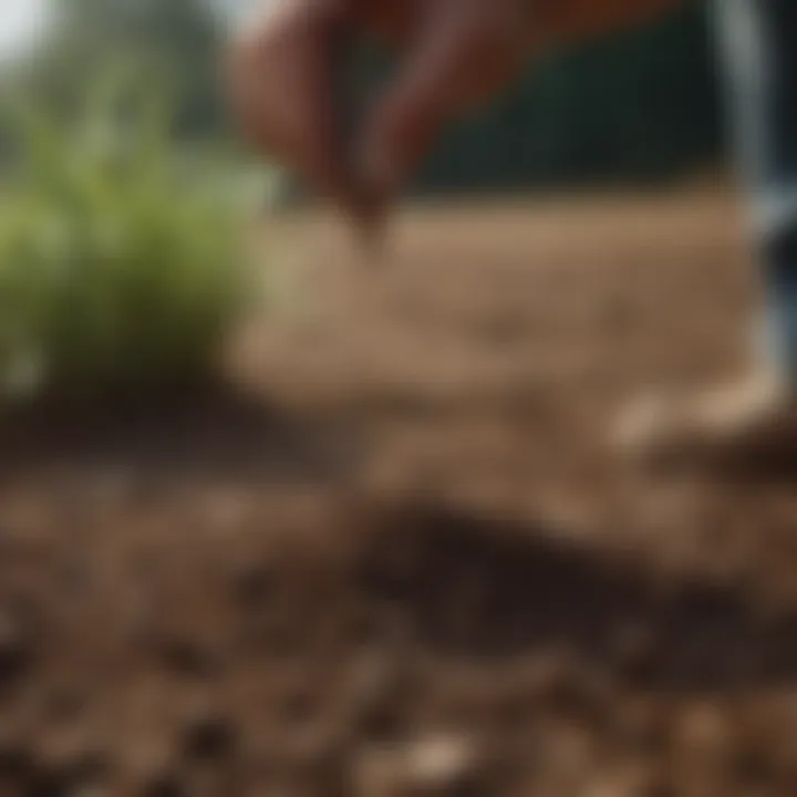 Soil testing methods showcased with visual aids