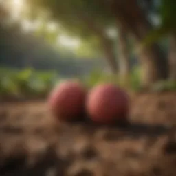 Nutrient-rich soil for lychee trees