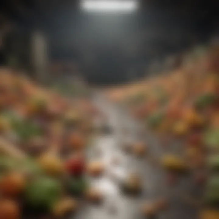 Illustration of potential environmental impacts of food waste