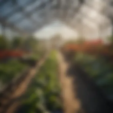 Sustainability in Horticulture Sustainable horticulture practices in a modern greenhouse
