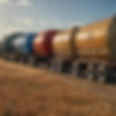 Diverse types of grain trailers showcasing different designs and sizes