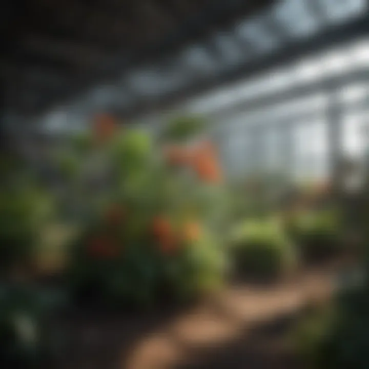 Greenhouse thriving with plants, powered by Modine heating technology