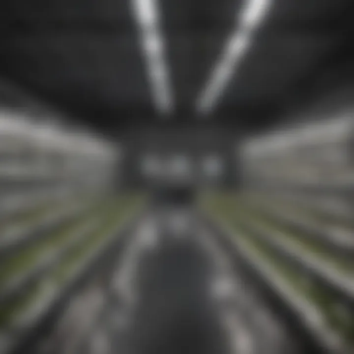 Efficient hatchery setup demonstrating sustainability