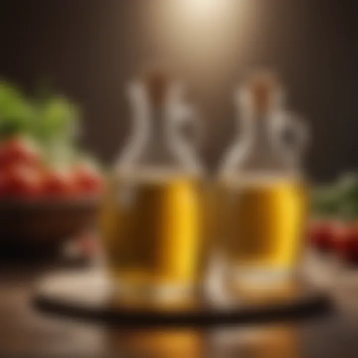 Infographic highlighting health benefits of vegetable oils