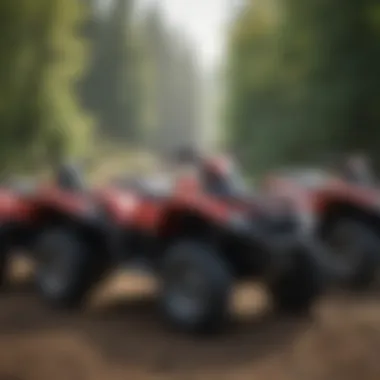 Comparison of Honda ATV Models Exploring different Honda ATV models lined up for comparison