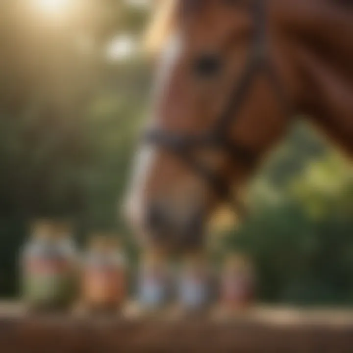 Infographic illustrating the optimal dosages for horse dewormers