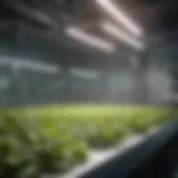 Hydroponic heating system showcasing advanced technology