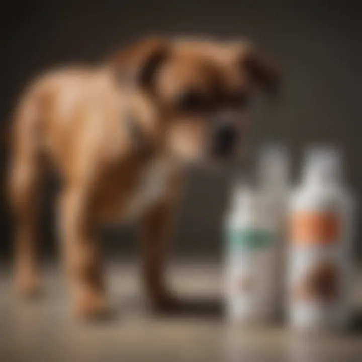 Comparative chart of flea prevention methods for dogs