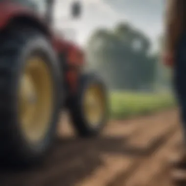 Installation of a quick connect on a tractor