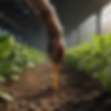The Importance of Iron in Agriculture Illustration showing the role of iron in plant growth