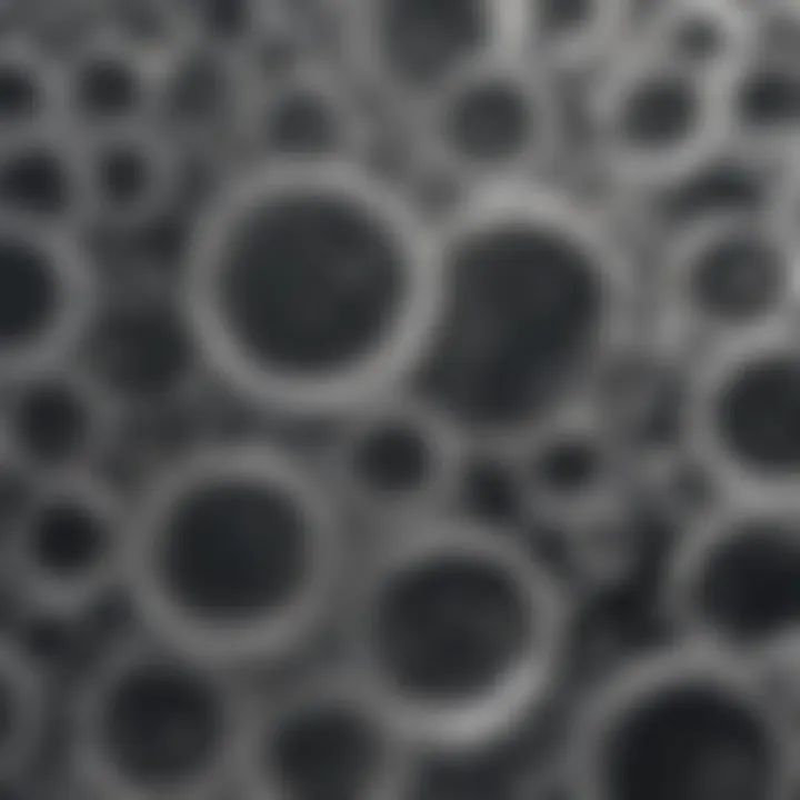 Illustration of carbonation bubbles in a glass
