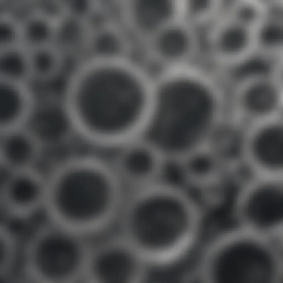 Illustration of carbonation bubbles in a glass