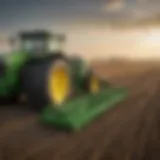 Advanced design of John Deere corn planter showcasing its features