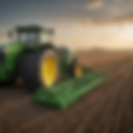 Advanced design of John Deere corn planter showcasing its features