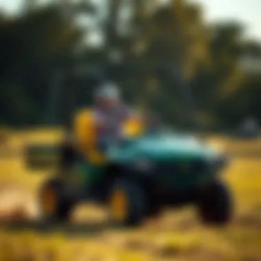 Versatile Gator in Recreational Use John Deere Gator showcasing its versatility in a recreational activity