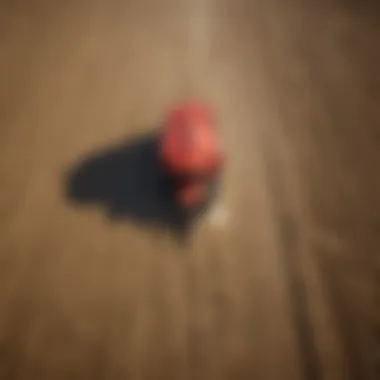 Aerial view of a Kuhn feed wagon in a farm setting