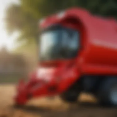 Advanced Features of Kuhn Feed Wagon Close-up of the advanced features of a Kuhn feed wagon