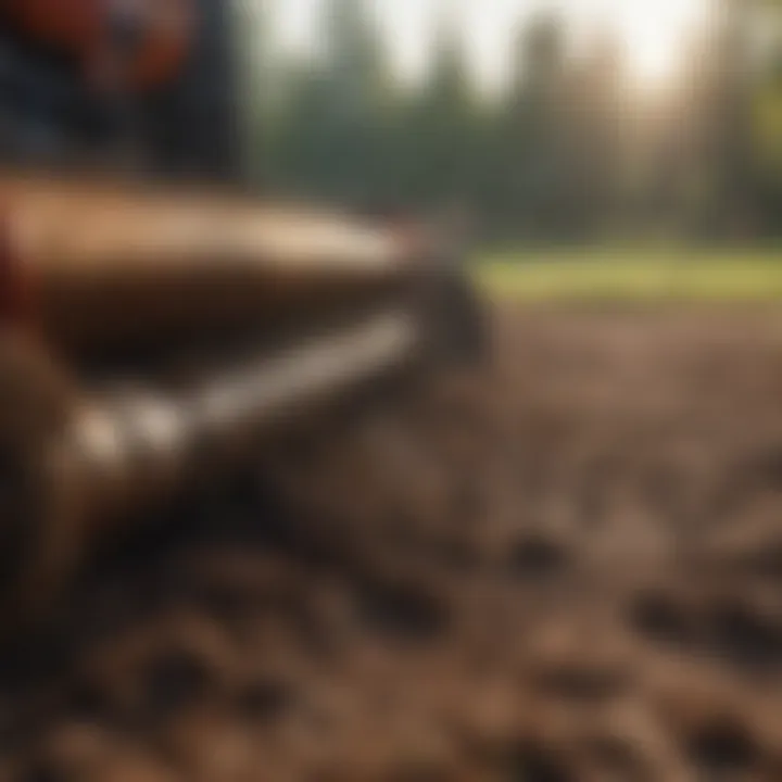 Healthy soil preparation for grass laying