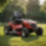 Sleek design of Mastercraft Riding Lawn Mower showcasing innovative features
