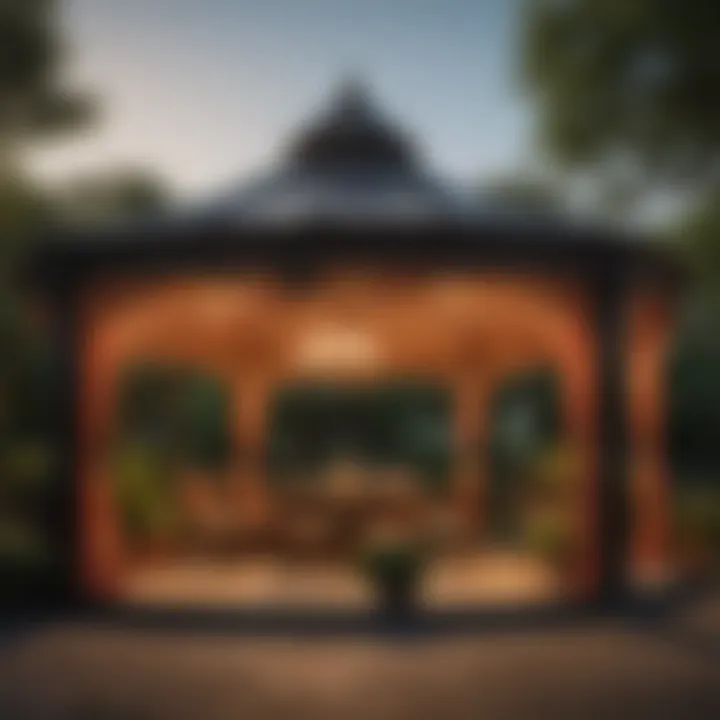 Max AP Gazebo Canopy in use at an outdoor event