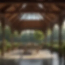 Max AP Gazebo Canopy setup showcasing its spacious interior