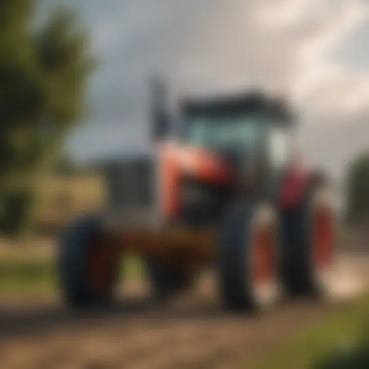A range of McFadden Tractors models