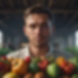 Vibrant farm produce showcasing biodiversity