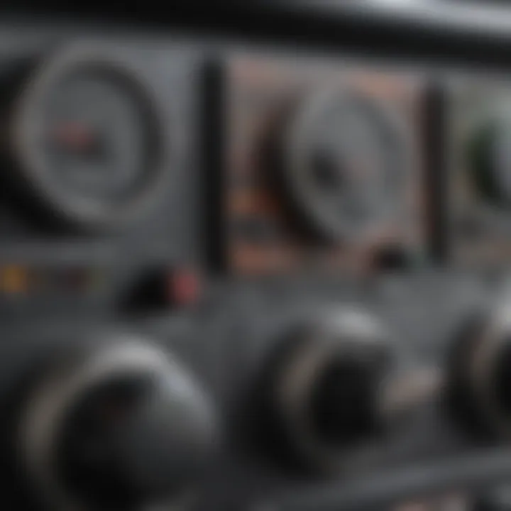 Close-up of Modine heater controls showcasing user-friendly interface