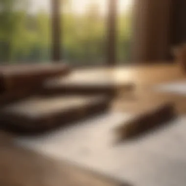 Legal documents and a pen resting on a wooden table