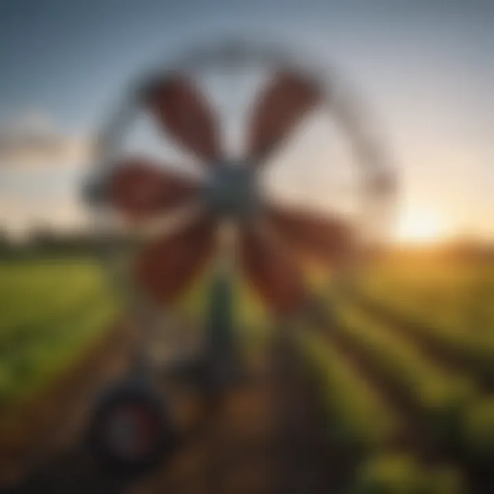 Various models of oscillating fans for agricultural use