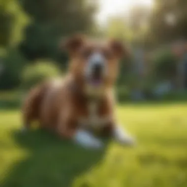 Maintaining a Pet-Friendly and Vibrant Lawn Healthy lawn maintenance tips with pets playing