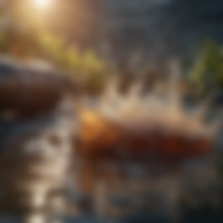 Depiction of various pollutants commonly found in wastewater