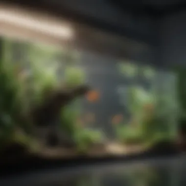Optimal Aquarium Setup for Healthy Fish Well-maintained aquarium setup with plants