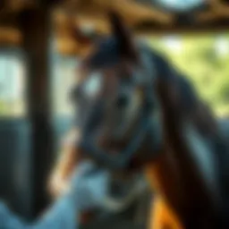 Equine veterinary examination