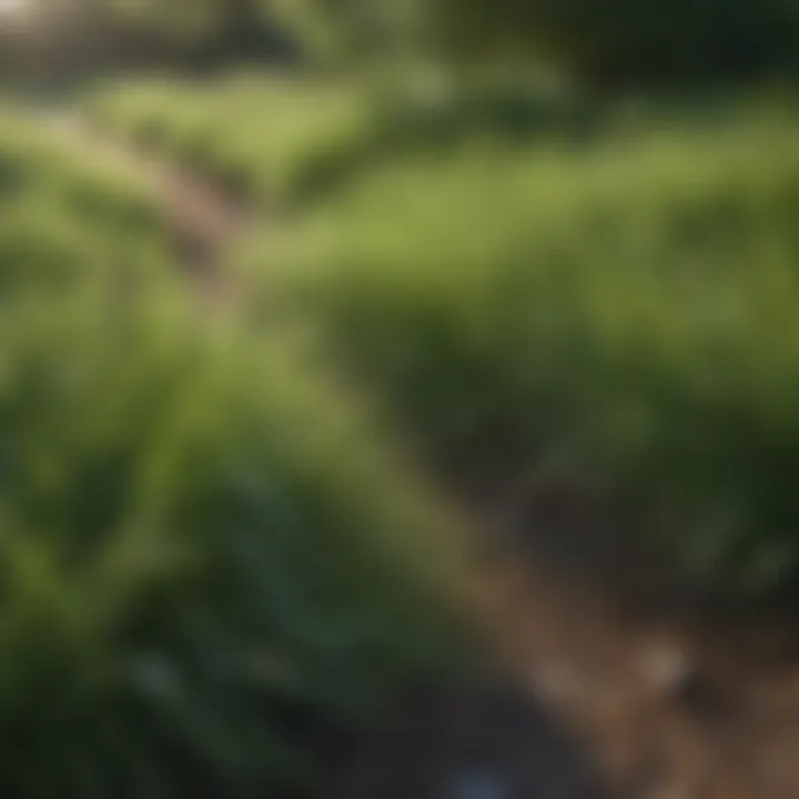 Selection of shade-tolerant grass types