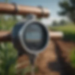 Detailed diagram of TeeJet flow meter technology