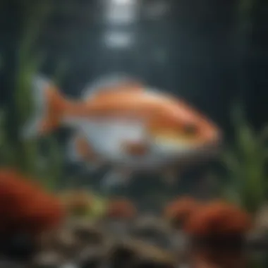 Healthy Fish in a Balanced Aquatic Ecosystem Healthy fish swimming in a balanced aquatic environment