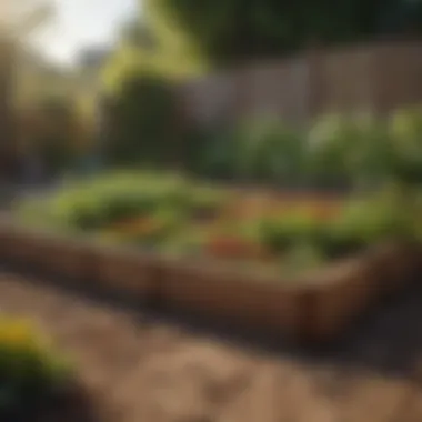 Cost-effective materials for building garden beds