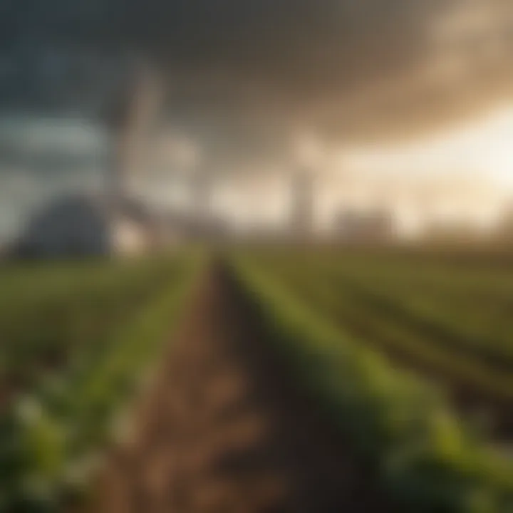 Visual representation of strategies for mitigating greenhouse gas emissions