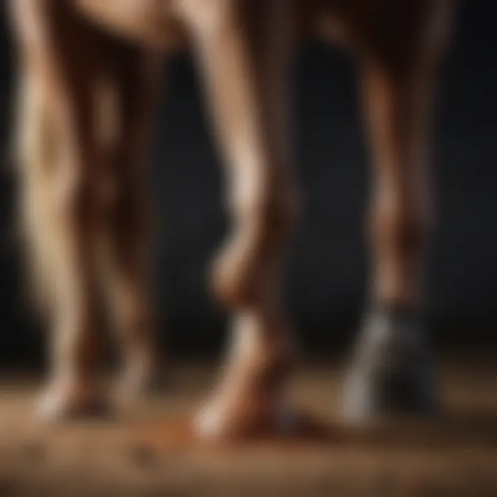 Different types of hoof cleaners displayed