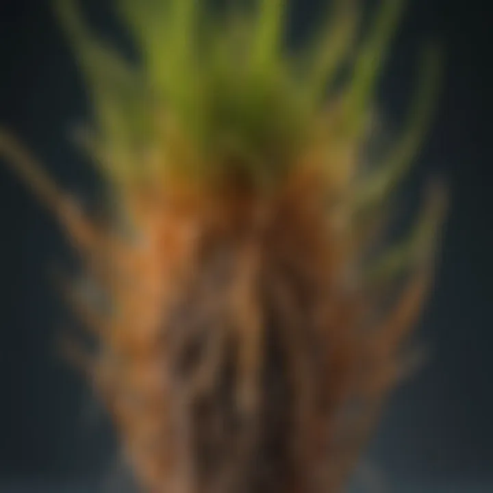 Illustration of nutsedge root system highlighting its resilience